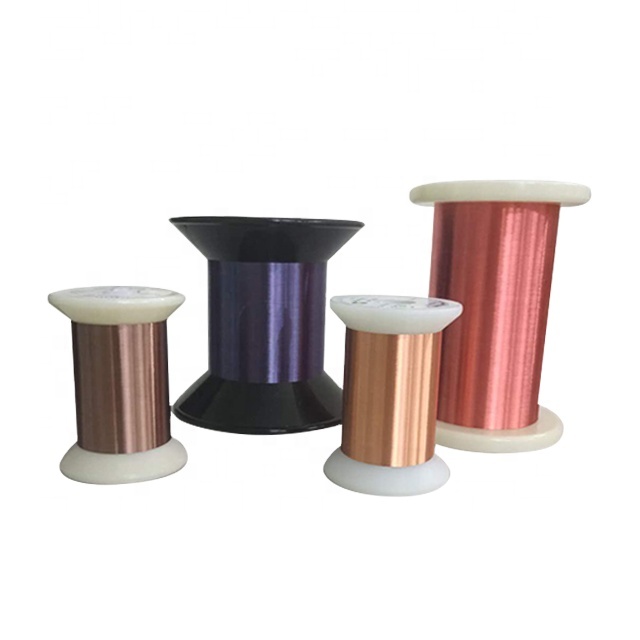 2UEW / 155 0.06mm سلك نحاسي مصقول